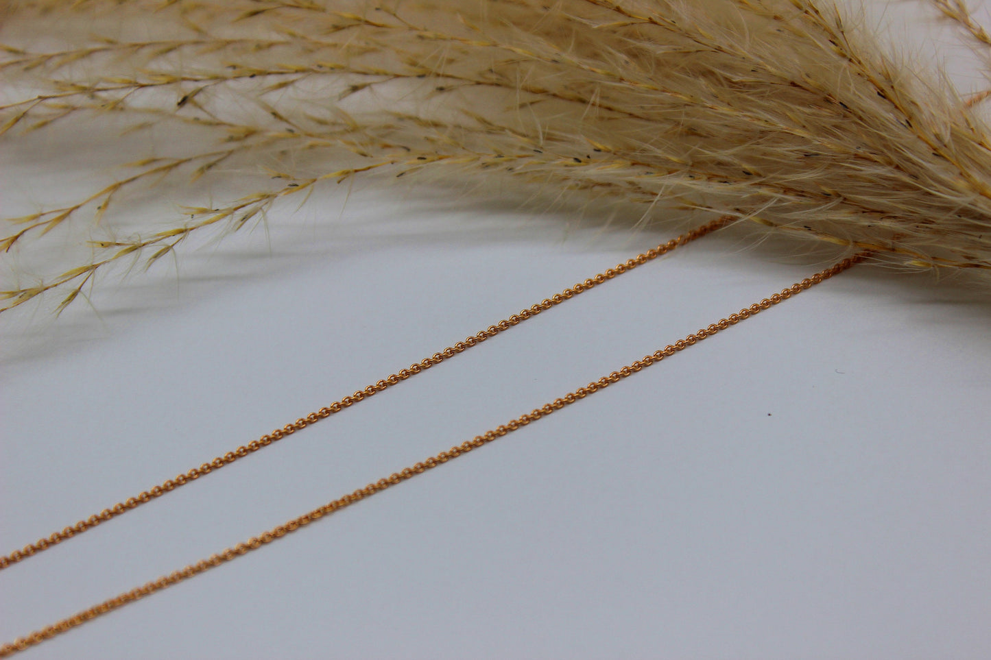 Rund Anker Kette aus 585/ 14k Gelbgold & Rotgold