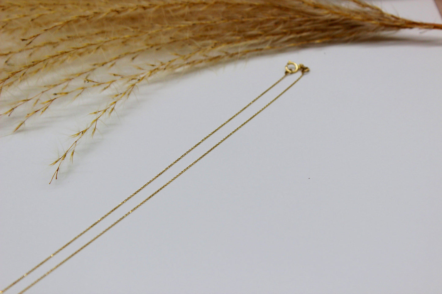Rund Anker Kette aus 585/ 14k Gelbgold & Rotgold