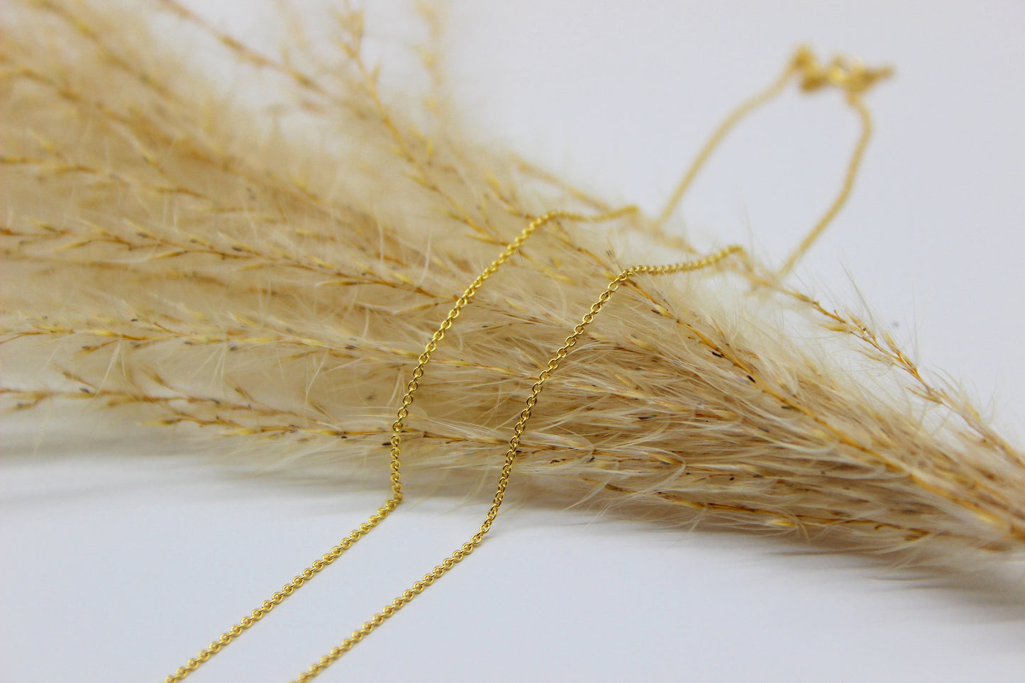 Rund Anker Kette aus 585/ 14k Gelbgold & Rotgold